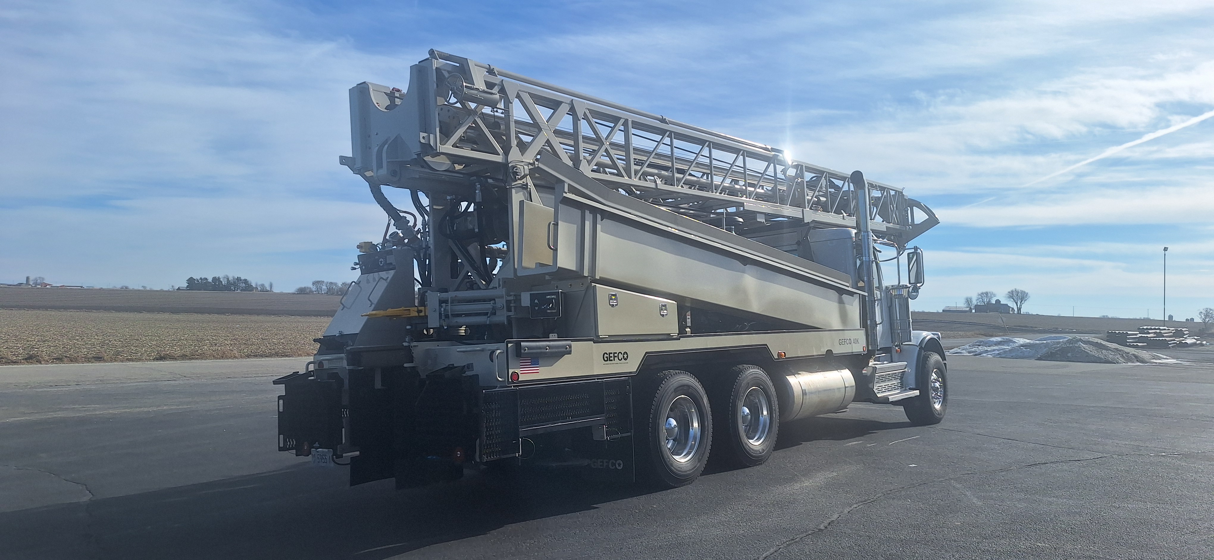 GEFCO 40K rental to Cahoy Pump Service of Iowa!